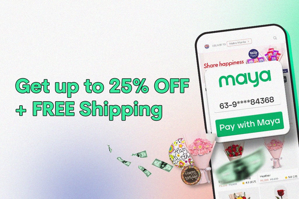 Christmas deals with ₱250 OFF on FlowerStore.ph 