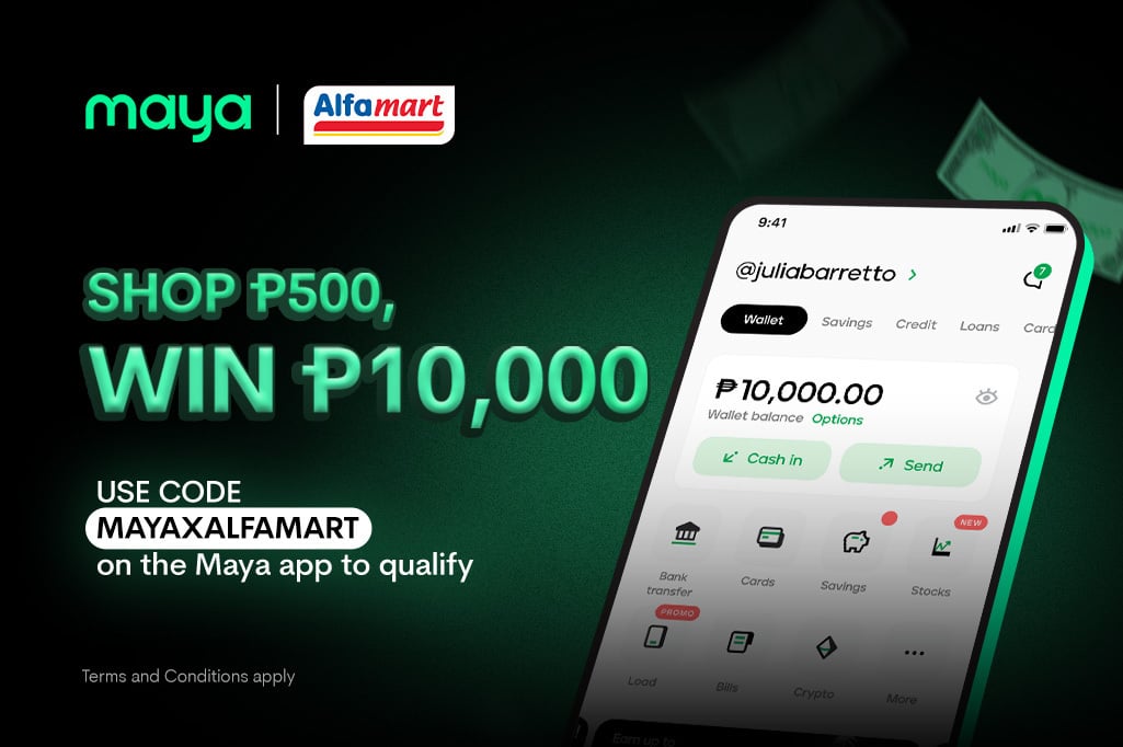 Win up to ₱10K at Alfamart 