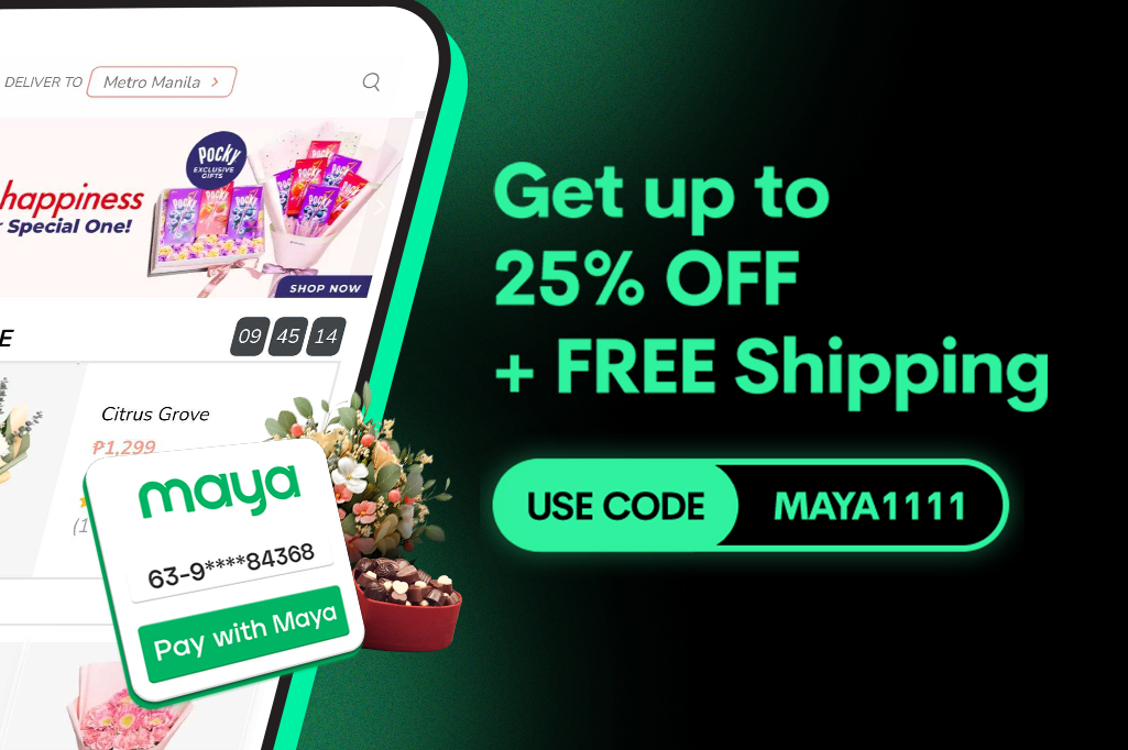 110325_Maya_Flowerstore.ph 11.11 Mega Sale-Deals Page 1025x682_TJ