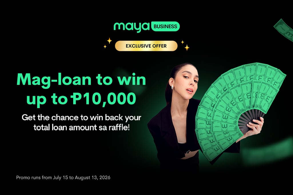 Mag-loan to win up to ₱10,000!