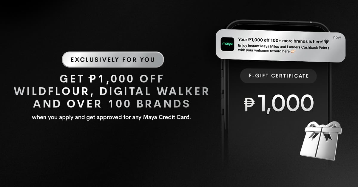 Welcome Rewards with Maya Credit Cards 