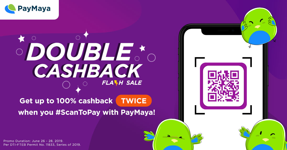 PayMaya QR Double Cashback