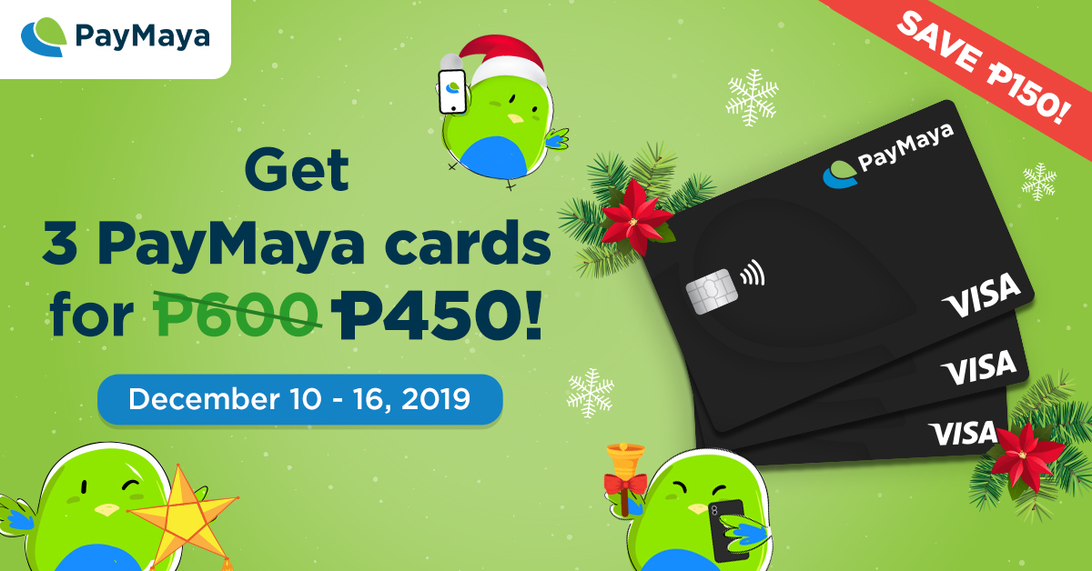 Bundle of 3 card promo - PayMaya Deals