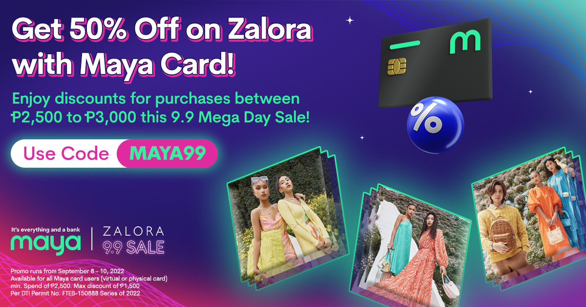 Get 50% OFF on Zalora with Maya Card!