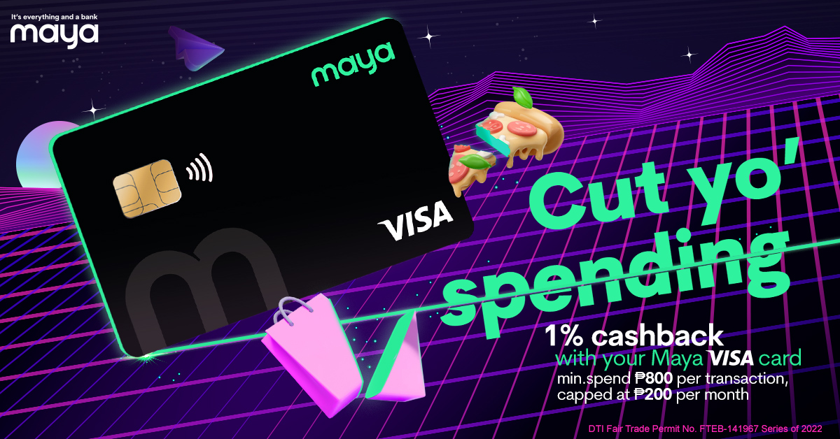 Get 1% on all your transactions with your Visa Card!