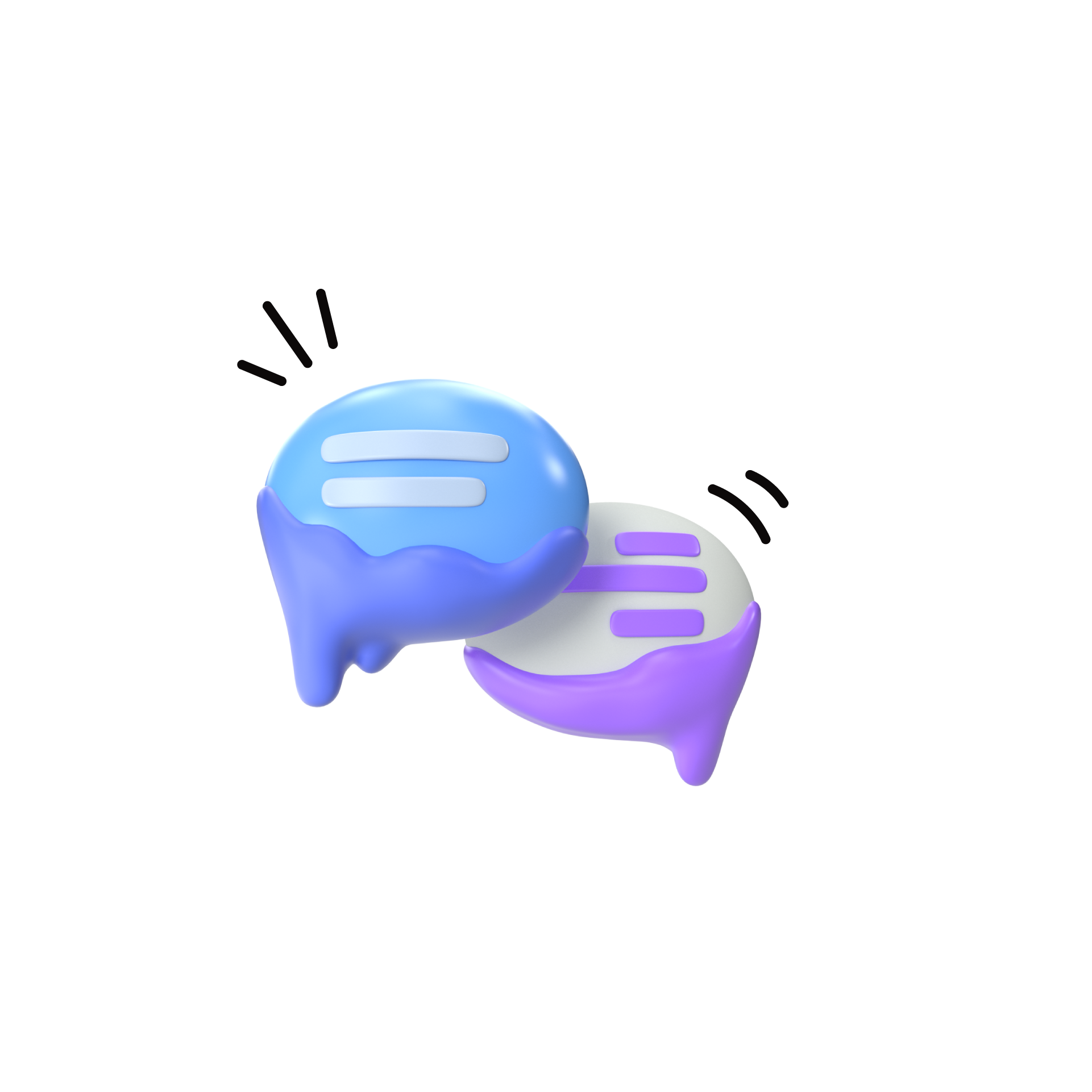 Two chat emoji