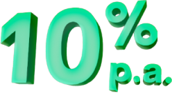 10% p.a.