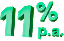 11% p.a.