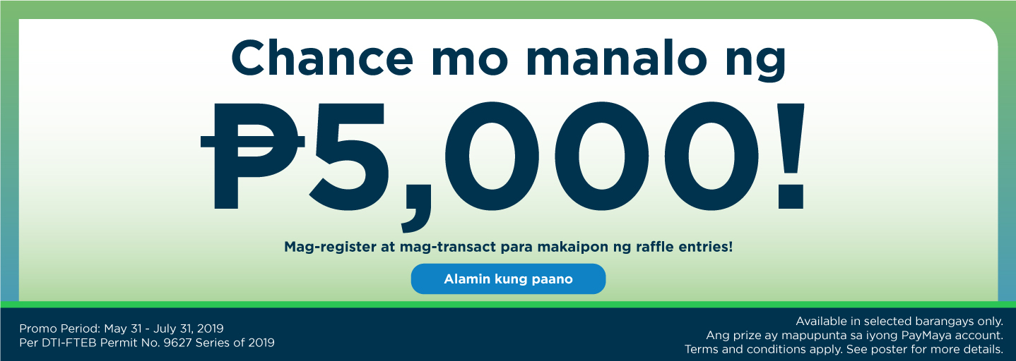 Register & Win Raffle Promo