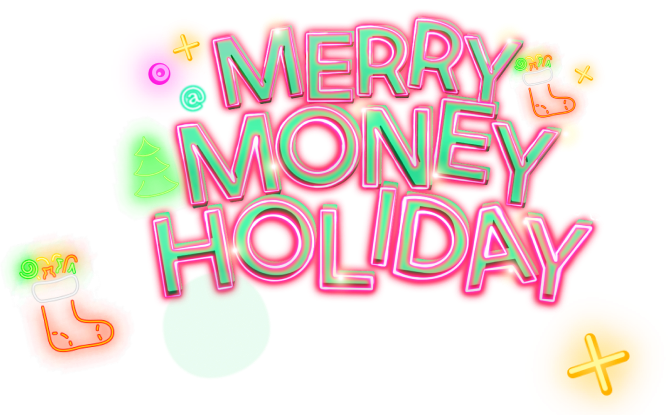 Merry money holiday hero