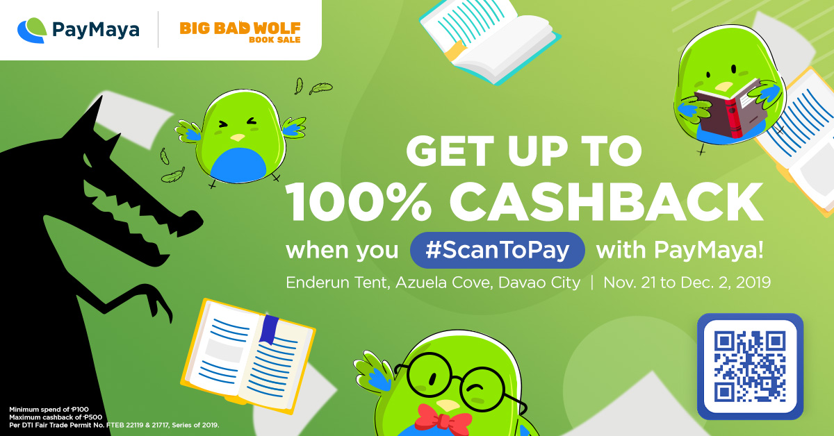 PayMaya Big Bad Wolf Book Sale on Davao - PayMaya Deals