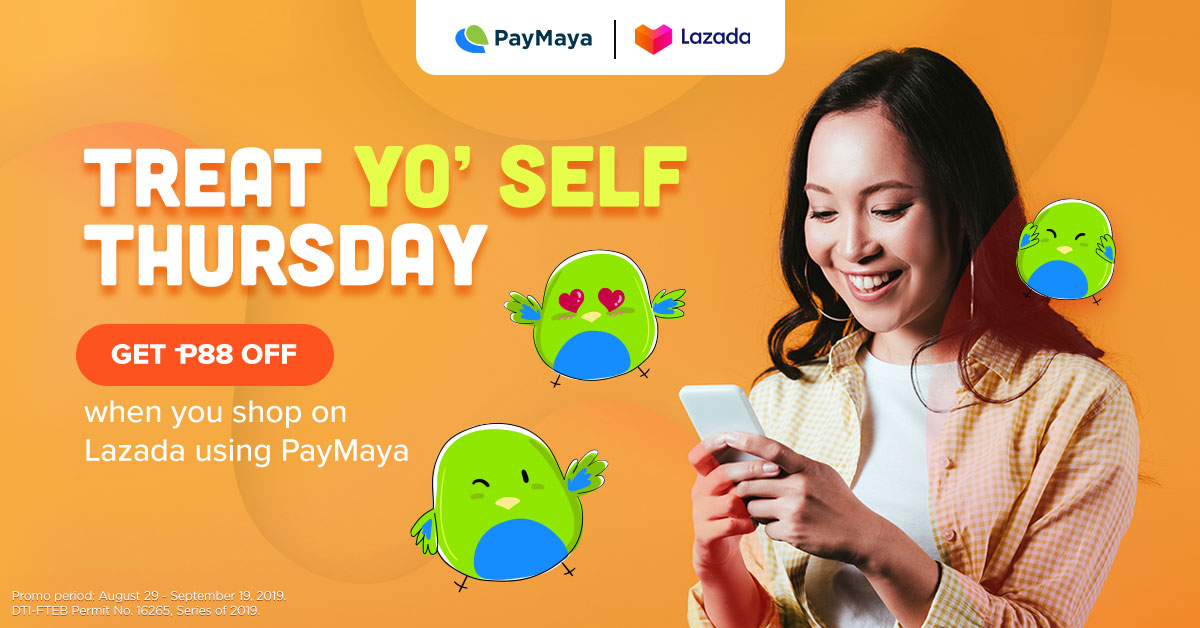 Get P88 OFF on Lazada using PayMaya