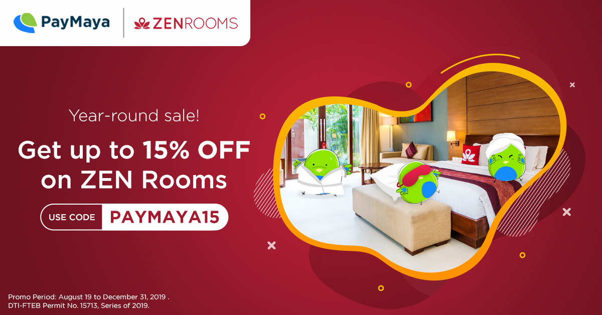 Zen Rooms Year-round sale - PayMaya Deals