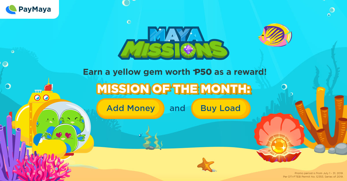 PayMaya Birds inside yellow submarine wondering below ocean