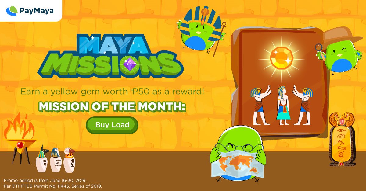 PayMaya Buy Load June 2019