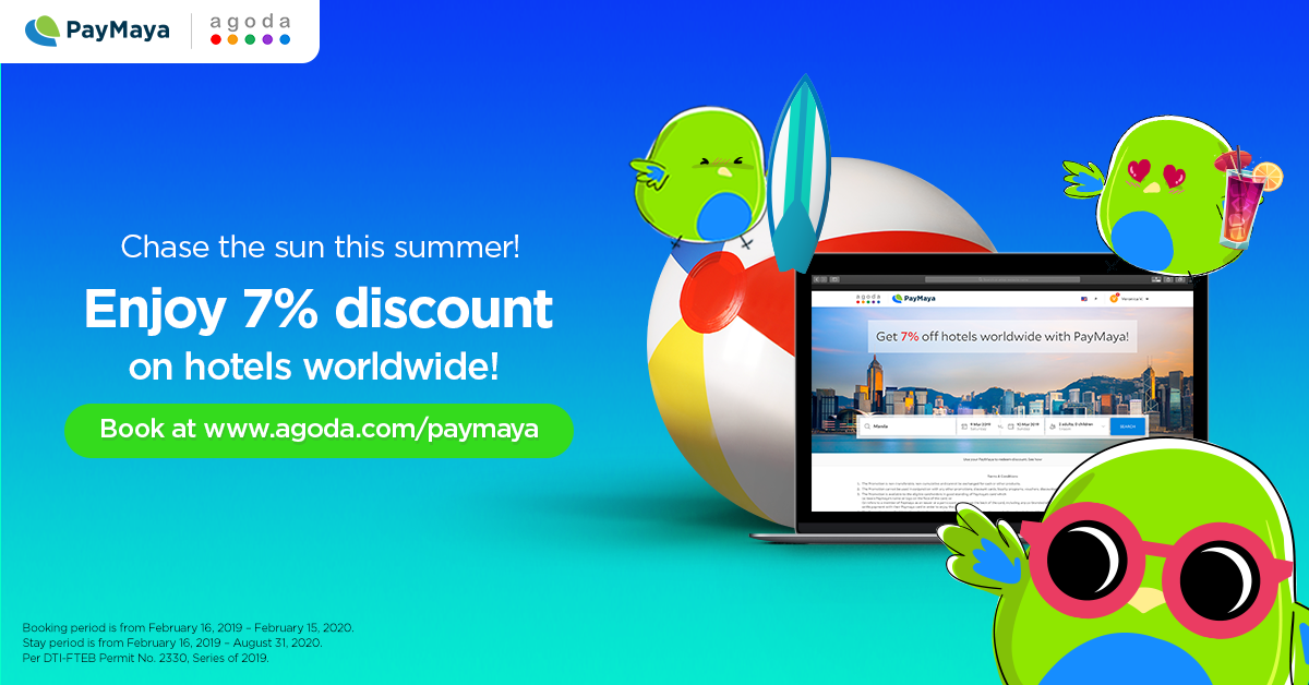 PayMaya Agoda 7% March Promo