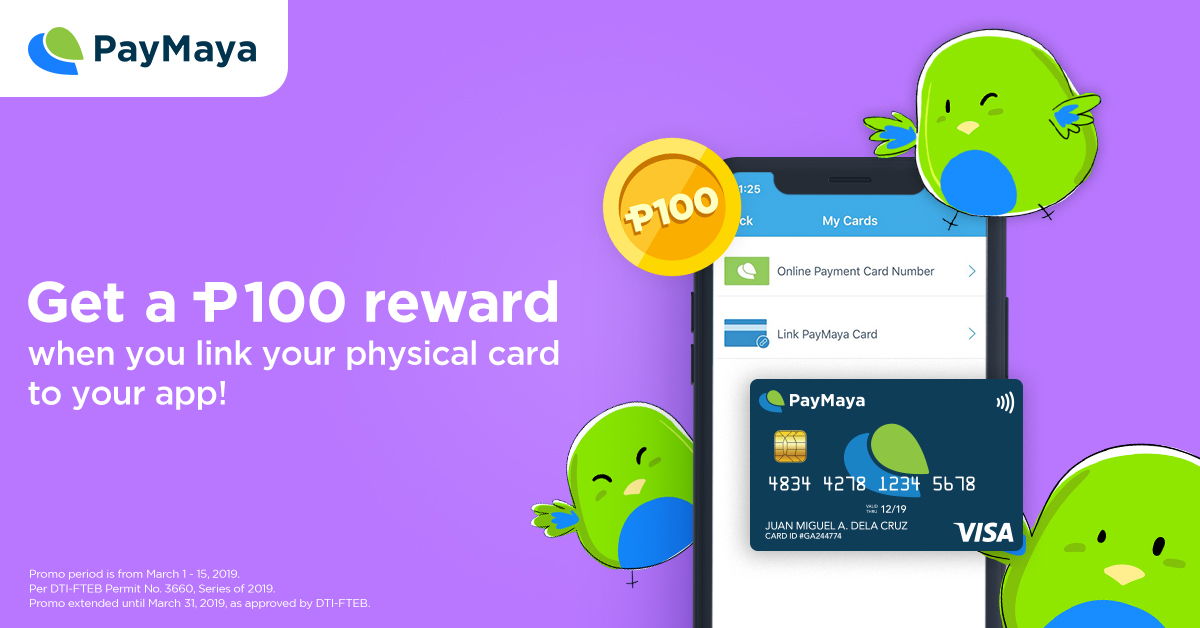 PayMaya CRO Link-Physical-Card