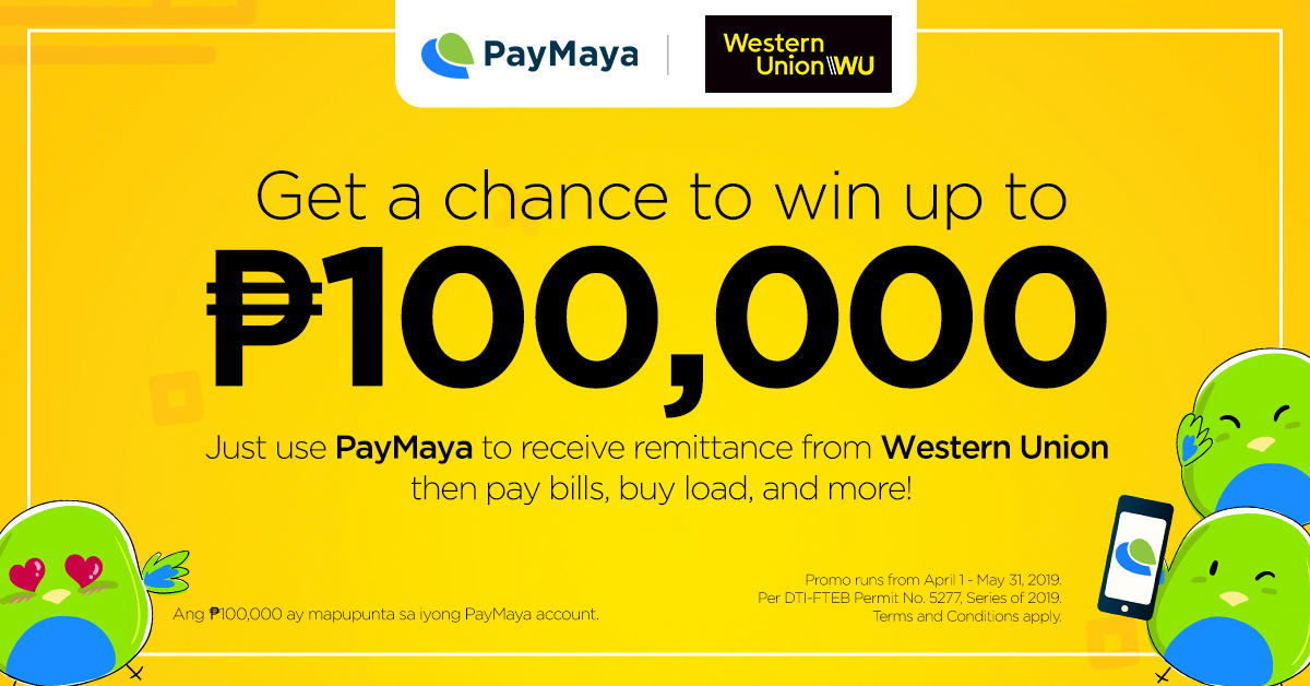 PayMaya and Western Union Promo