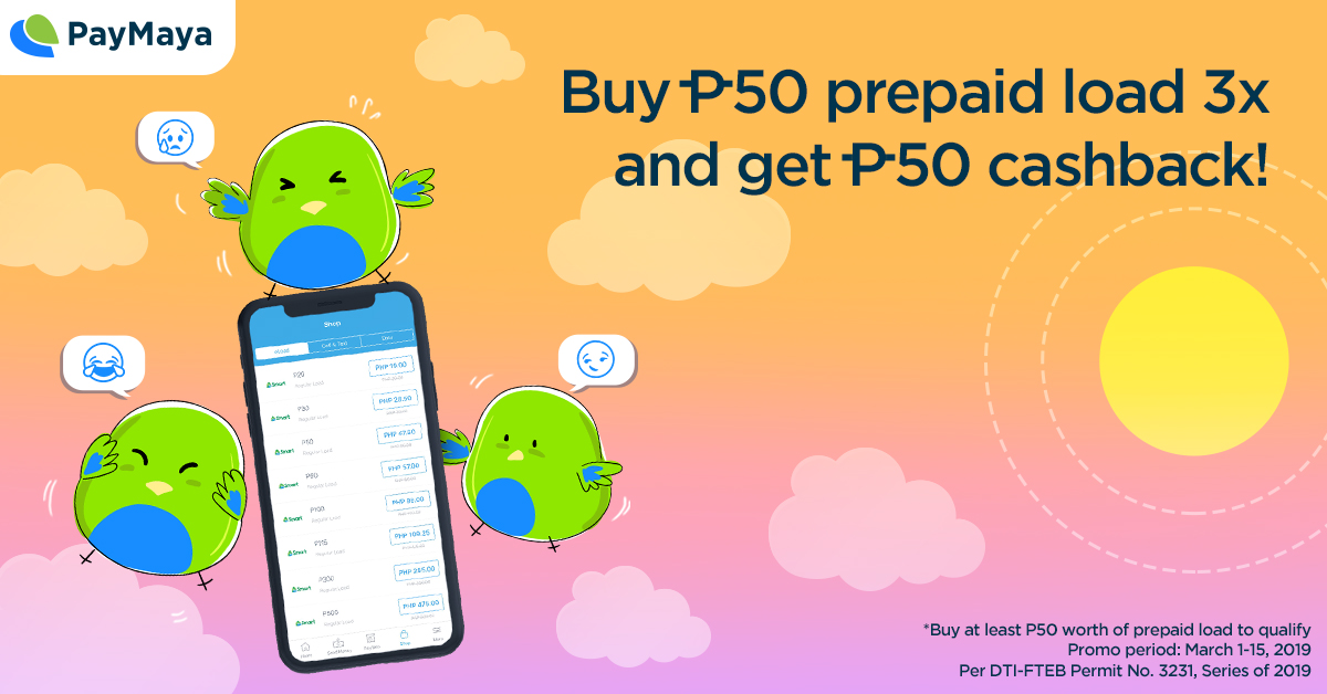 PayMaya Buy Load-MARCH-PROMO