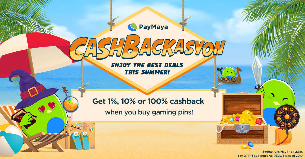 PayMaya Gaming Pins May 2019 Promo