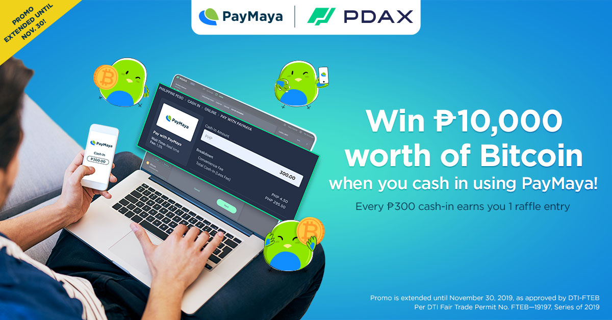 Win P10,000 worth of Bitcoin with PayMaya Deals