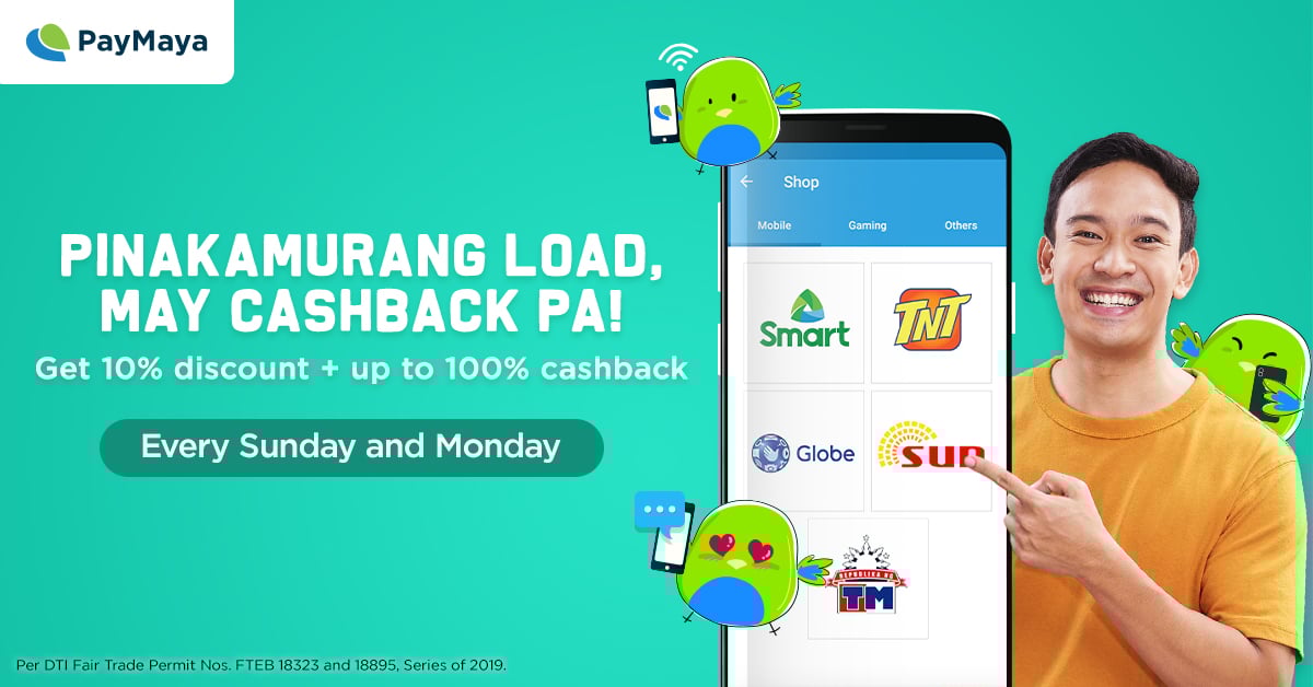 October Prepaid Load Flash Sale - PayMaya Deals