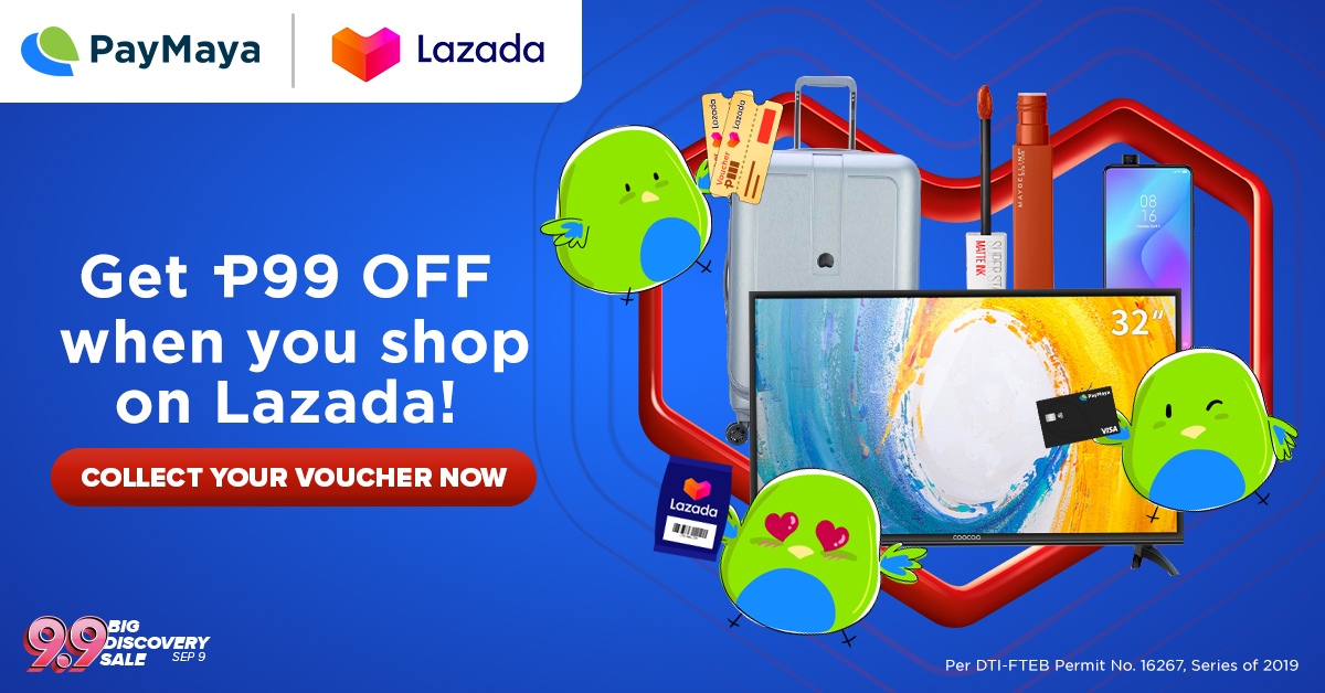 Lazada 9.9 - PayMaya Deals
