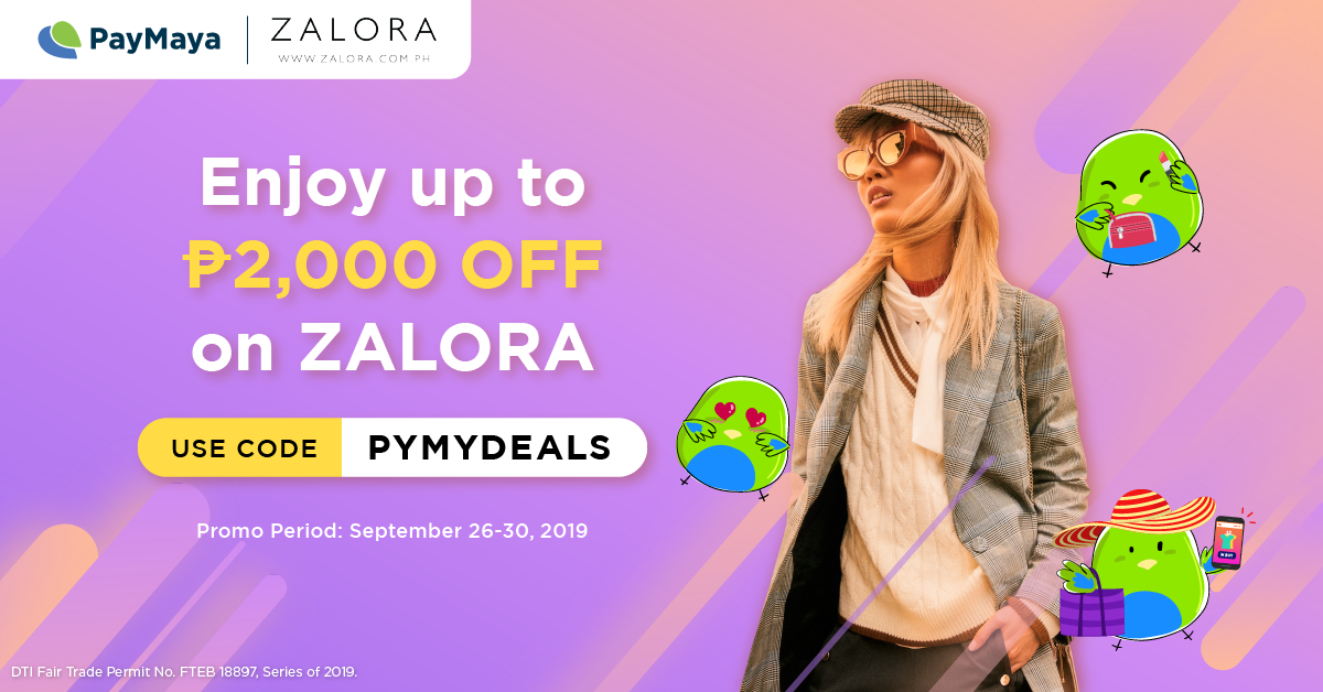 PayMaya x Zalora Smashing September Sale