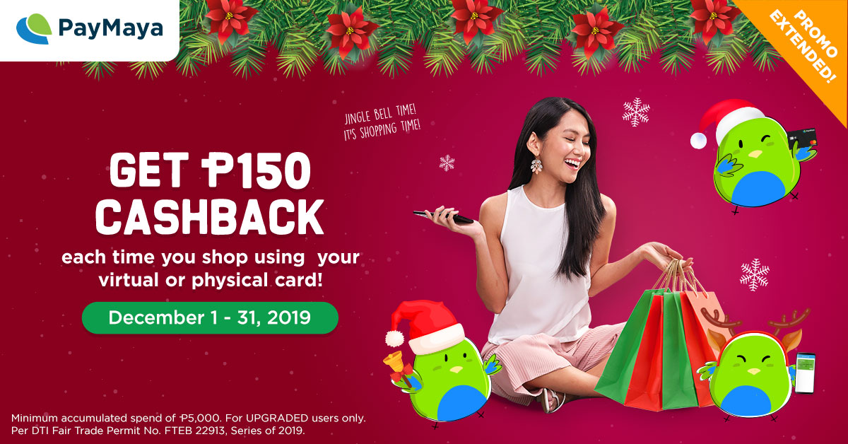 Shopping Accumulated 5K, Get P150 - PayMaya Deals