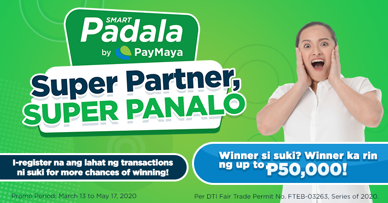 I-register na ang lahat ng transactions ni suki para sa chance na manalo ng up to Php50,000!