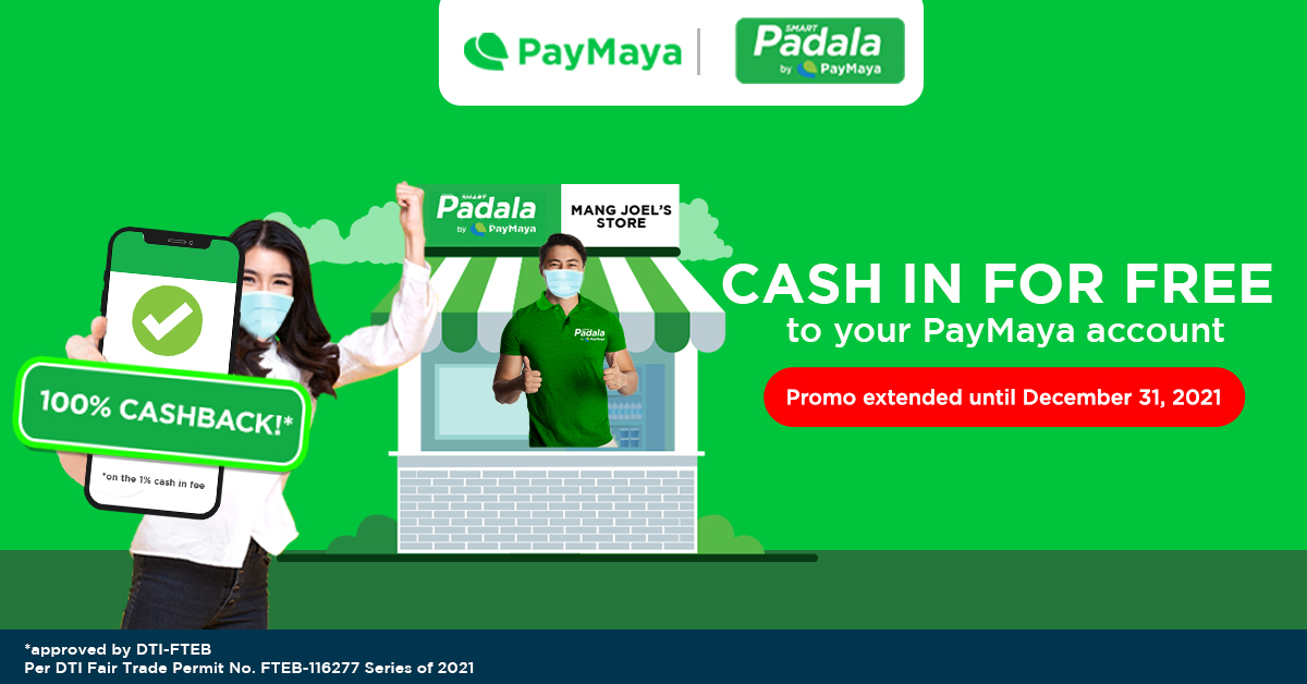 Get 100% Balik Bayad on Add Money fees via Smart Padala agents