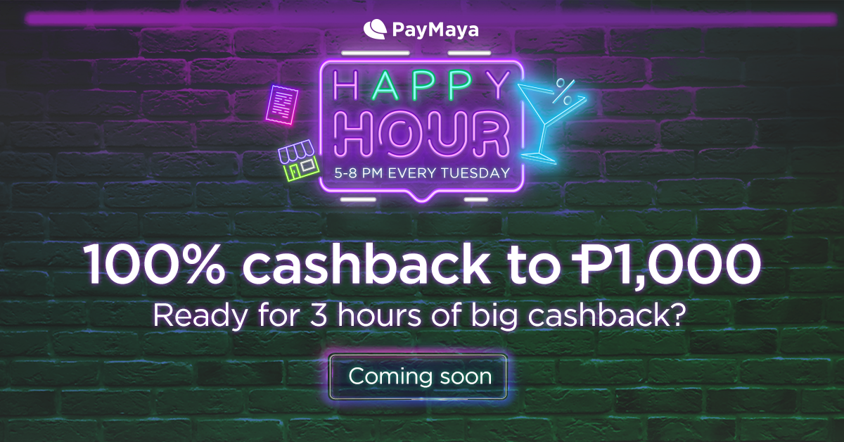 New deals every Tuesday on PayMaya