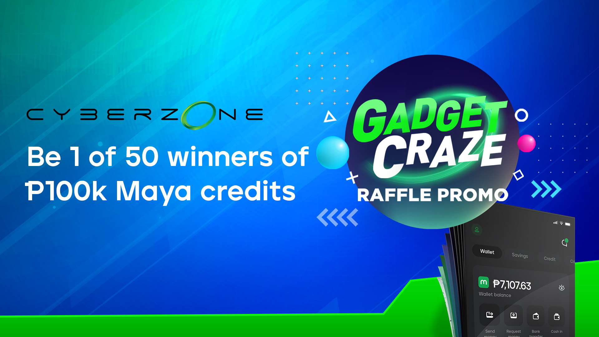 Get a chance to win P10,000 or receive P100 cashback with SM Cyberzone