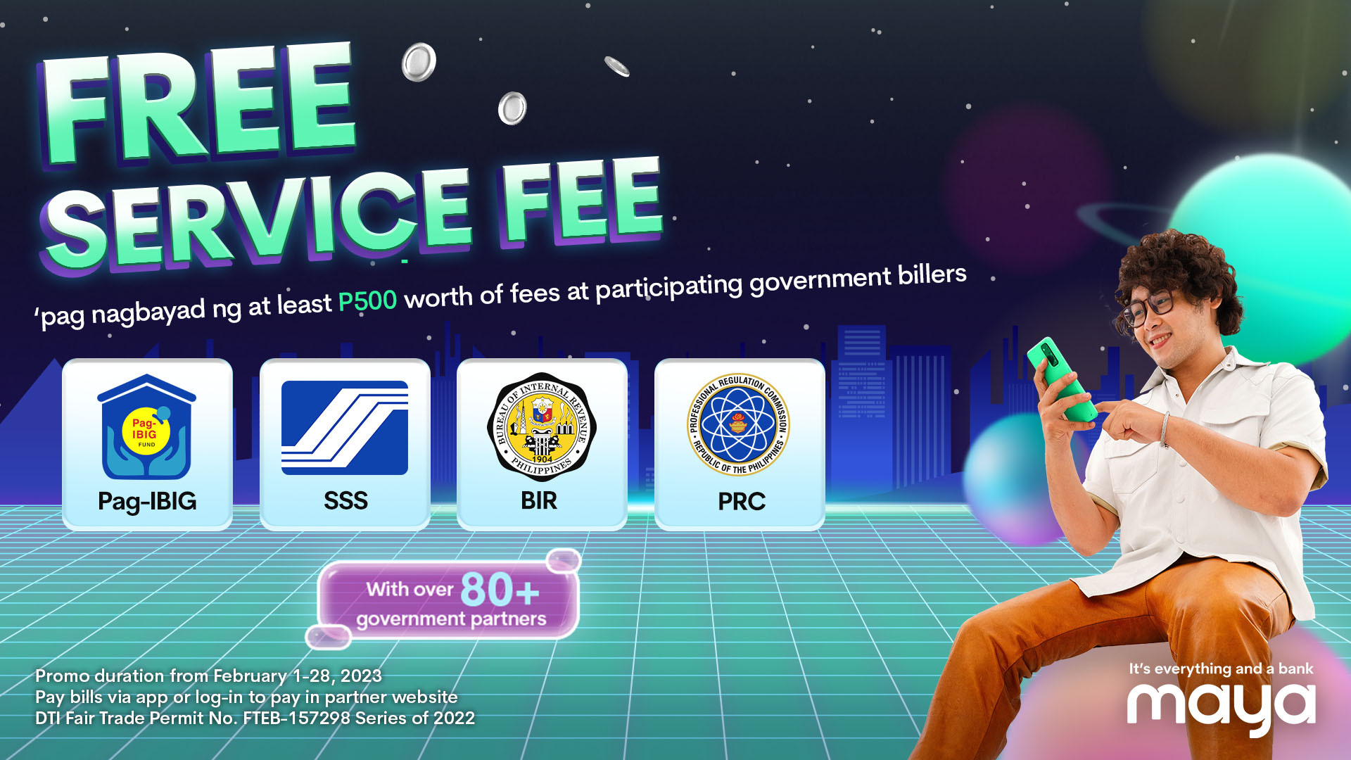013123 - Free Service Fee Feb Deals