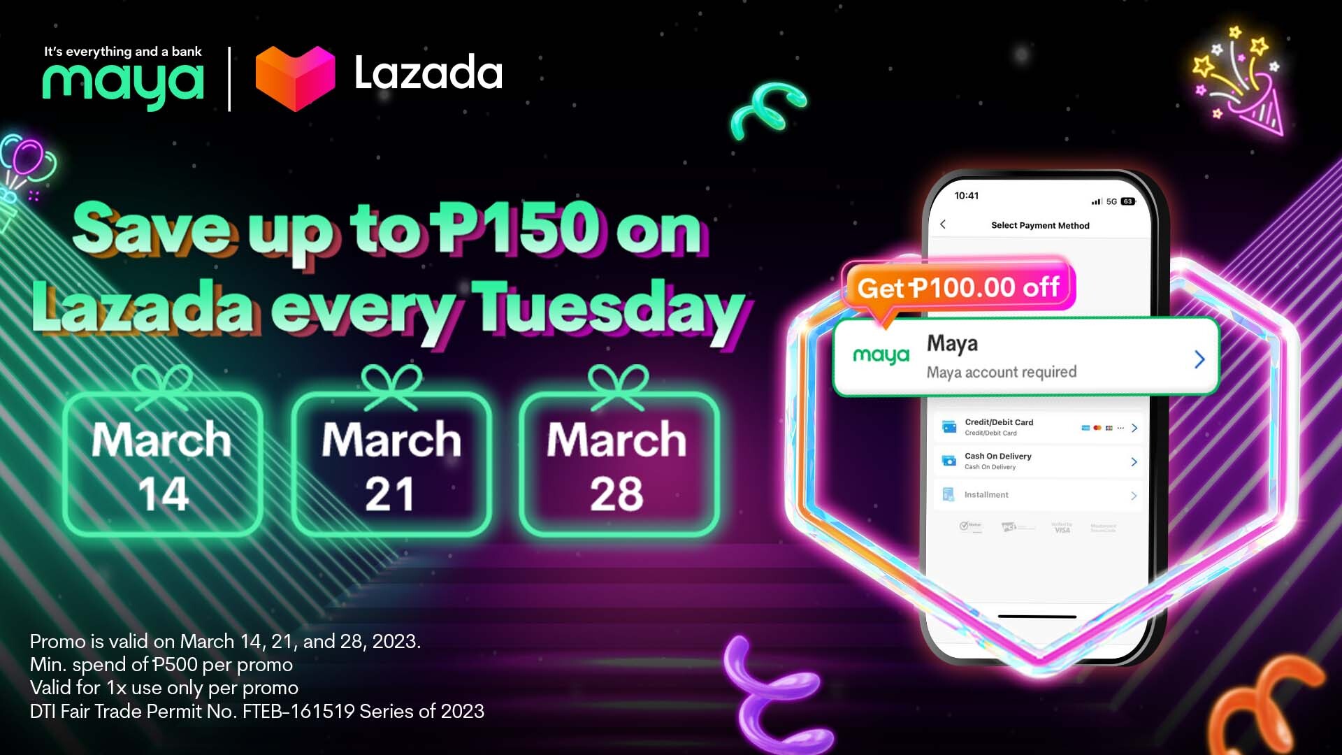 Save up to P150 on Lazada Birthday Deals!
