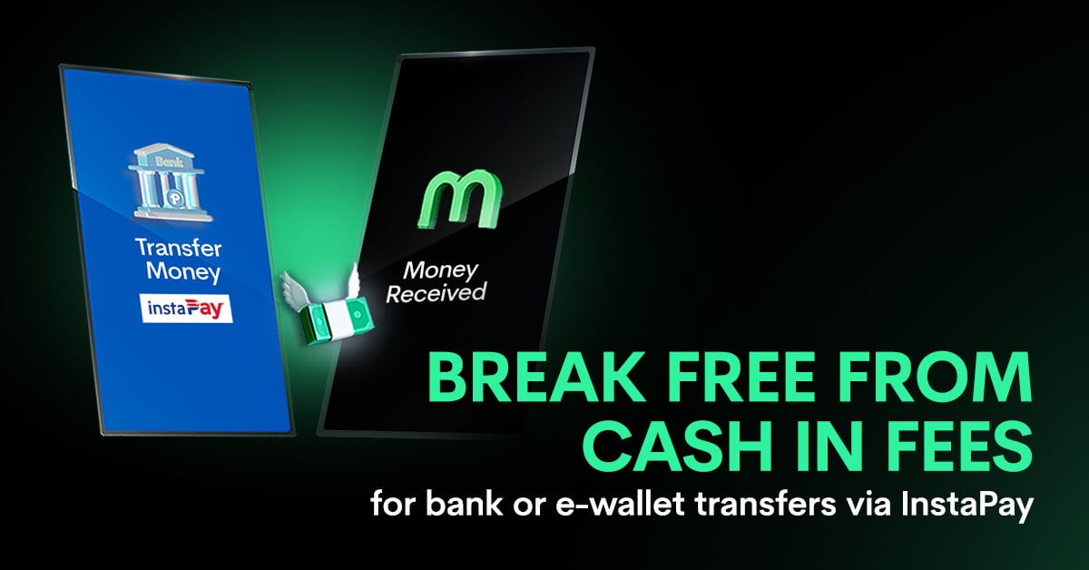 FREE Cash In via InstaPay to Maya!