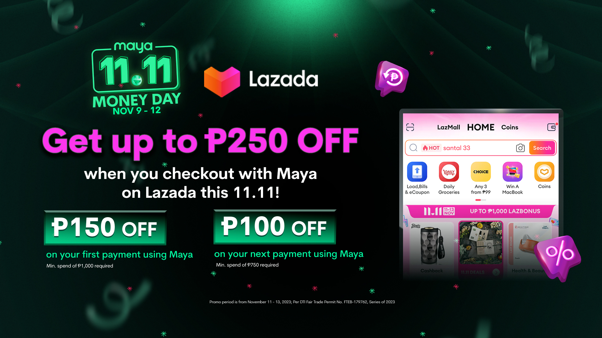 111023 - EN - 11.11_Double Digits_Partner KV_lazada Deals Page