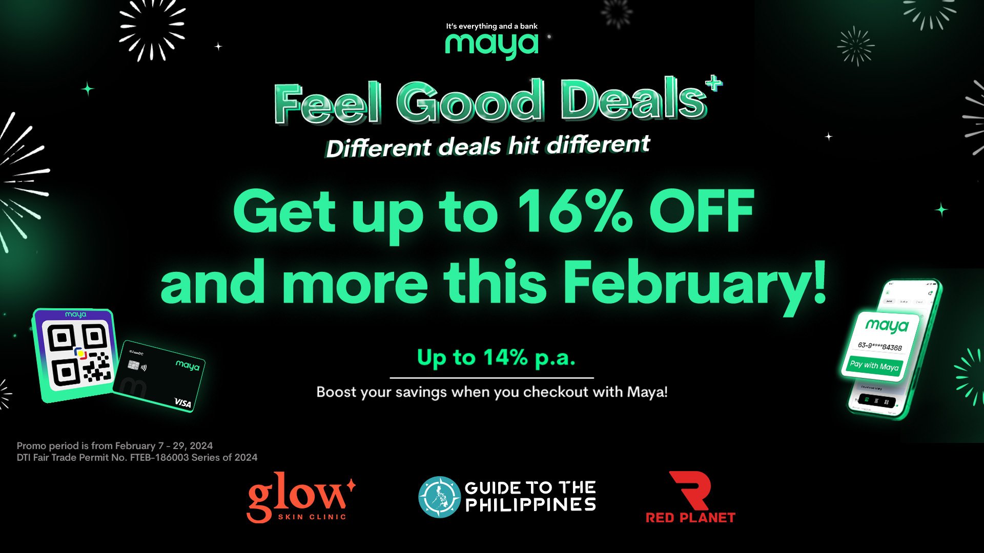 Feel good with deals up to 16% OFF this February!