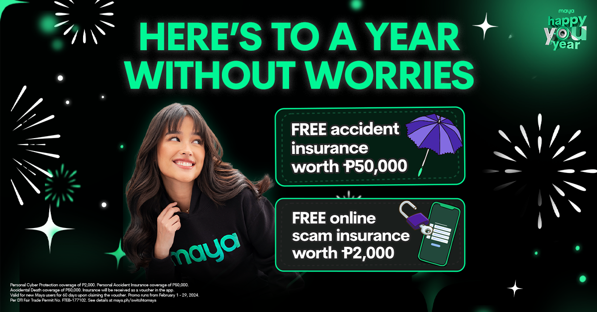 New User Exclusive: FREE Up to ₱50,000 Insurance