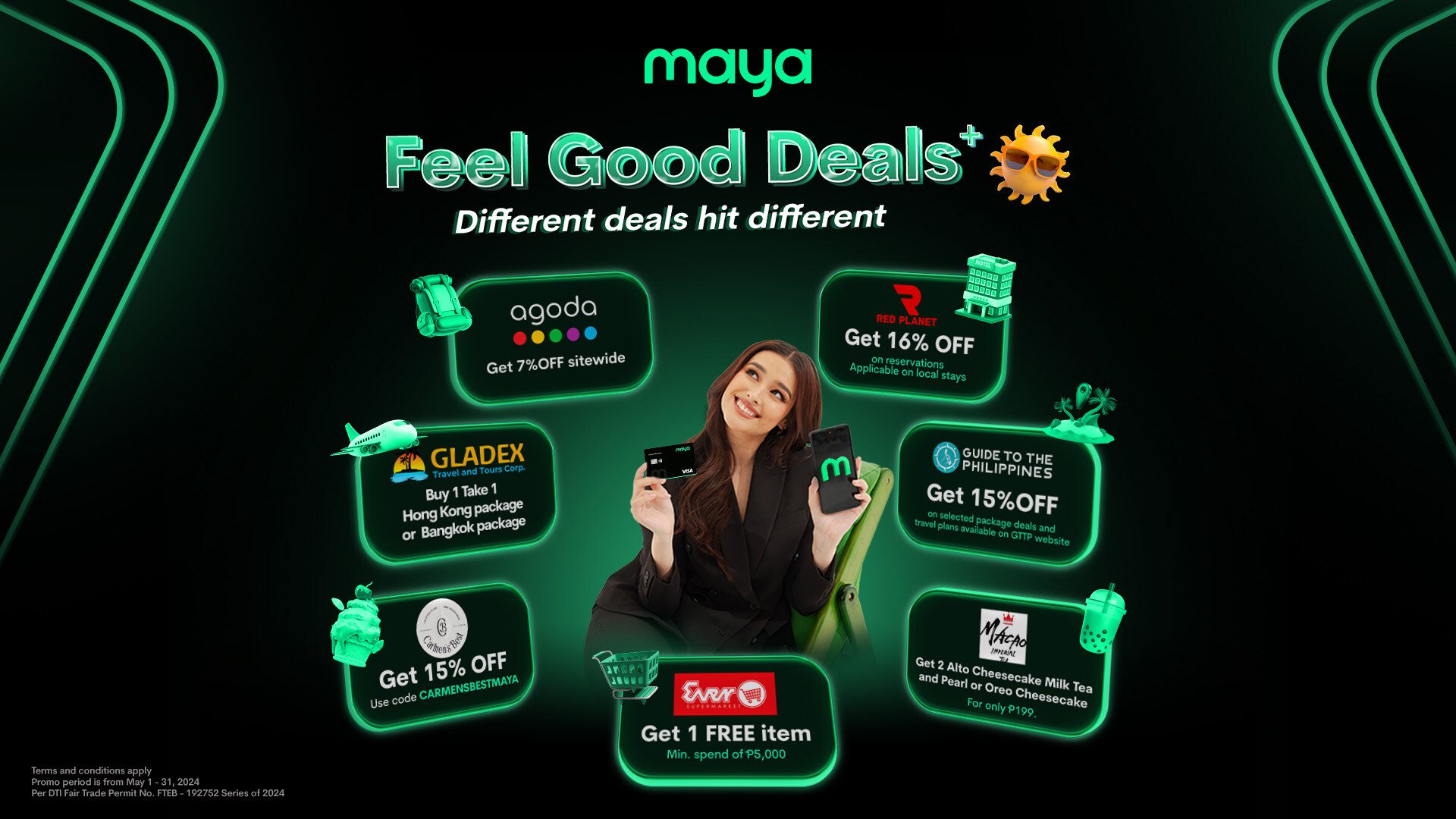 Feel Good with deals up to 16% OFF this May!
